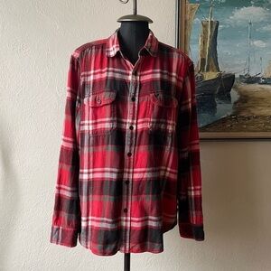American Eagle Outfitters plaid flannel 100% cotton shirt in XXL